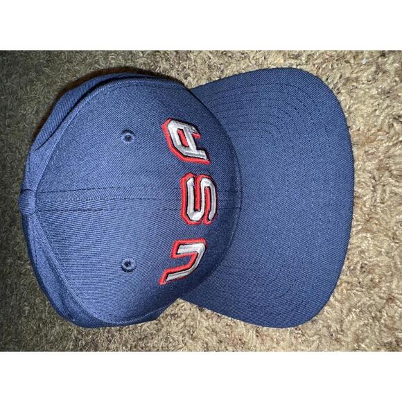 Nike Youth Unisex USA Hockey Pro Flat Bill Cap - Picture 1 of 13